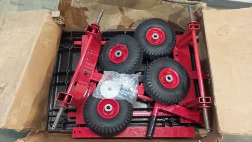 Rubbermaid FG447500BLA 45 In 1200 Lb Wagon Truck With 5th Wheel