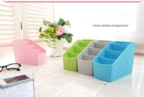 Cute Desk Organizer Jewelry Stationery Makeup Cosmetic Desk Storage Box