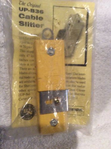 Benner-nawman up-b36 cable slitter new in package. $5.99 each for sale
