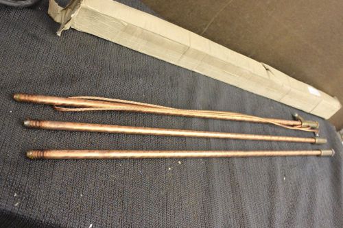 ERITECH Grounding Rod  3 PC MAKES 9 FT Copper Coated steel