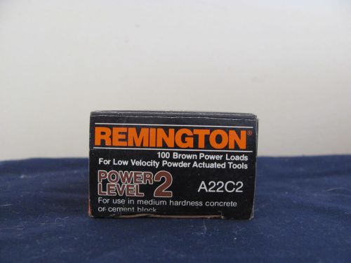 REMINGTON 22 CALIBER POWER LOADS Level 2-- A22C2 #29280