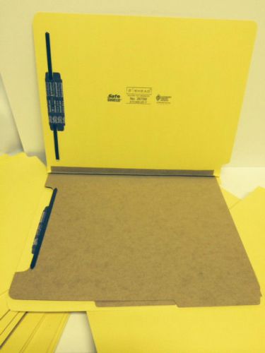 Smead 26789 End Tab Classification Folders,2 Dividers,Letter,Yellow,10ct+6bonus