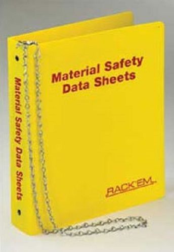 Rackems 2.5 Inch MSDS Binder English