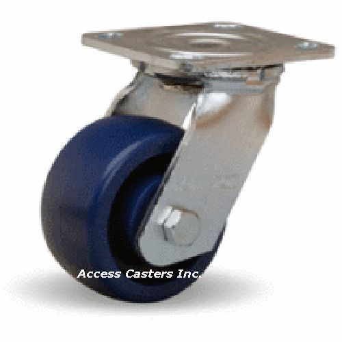 S-524-uyb 4&#034; x 2&#034; hamilton medium duty swivel plate caster, elastomer wheel for sale