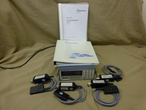 RHODE SCHWARZ R&amp;S NRVS RF POWER METER WITH 4 SENSORS 26.5 GHz MICROWAVE