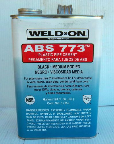 Ips Corporation  1 Gallon  Black 773 ABS Plastic Pipe Cement