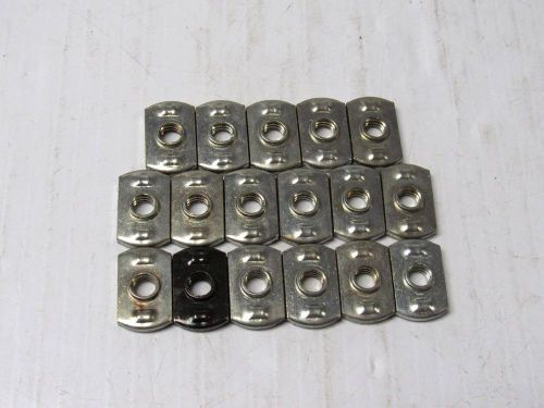 NEW LOT OF 17 80/20 INC T-NUT T-SLOT 3786 1/4-20 THREAD