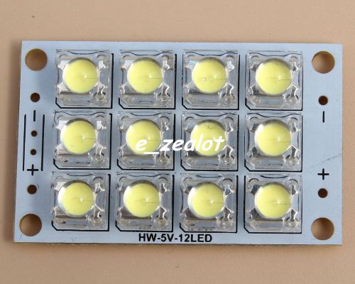 3.3V White LED Panel Board 12 Piranha LED Perfect Energy Saving Panel Light