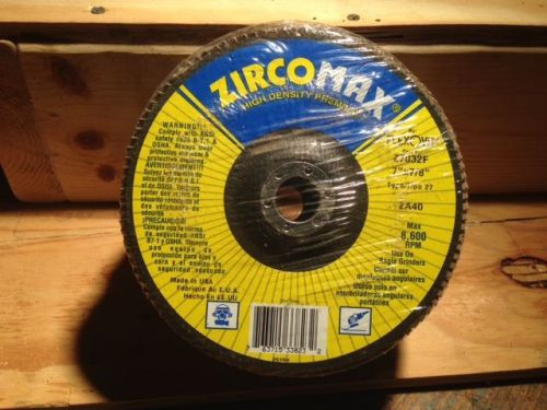 ZIRCOMAX by Flexovit Z7032F 7?x7/8? ZA40 Grit  Flap Disc-5 PACK