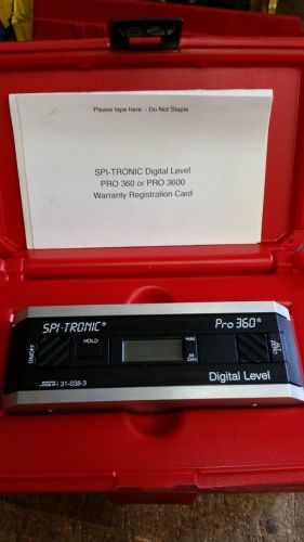 SPI TRONIC PRO 360 DIGITAL LEVEL 31-038-3