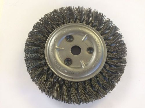 Advance 00026  6&#034; end knot wire wheel brush, .016&#034; wire, 5/8&#034; hole, nos for sale