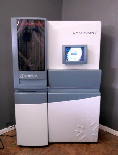 Ventana Symphony Automated Slide Stainer Coverslipper Histology Lab H&amp;E WARRANTY