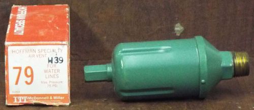 1 new itt hoffman 79 water vent valve nib *make offer* for sale