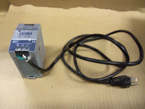 Sola SDP-1-24-100T SDP124100T 24-28V 24V Dc 1.3 Amp Power Supply