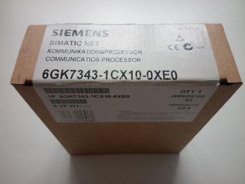 SIEMENS SIMATIC S7-300 CP343-1 6GK7343-1CX10-0XE0 NEW 6GK7 343-1CX10-0XE0