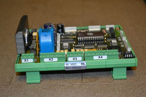 ERHARDT LEIMER CONTROLLER CARD RK4003 RK-4003 USED