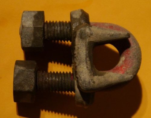 Genuine Crosby 3/4&#034; Cable Wire Rope Clamp Clamping Red U Clip Tool Grip USA