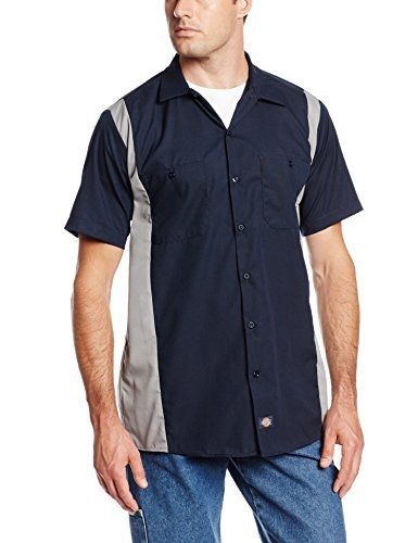 Dickies occupational workwear ls524dnsm l polyester/ cotton men&#039;s short sleeve for sale