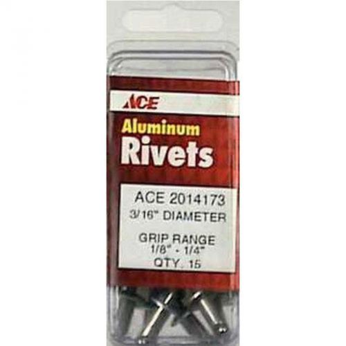 Rivets Al3/16X1/4 15Pk Ace Pop Rivets 2014173A 082901015925