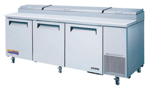 Turbo air 93in super deluxe 3 door pizza sandwich prep cooler tpr-93sd for sale