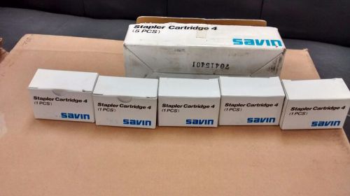 Savin  9351 Staple Cartridge 4  lot of 5 Cartridges new in boxes