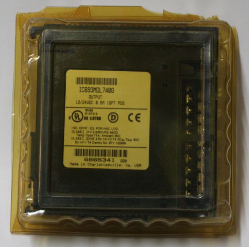 GE Fanuc IC693MDL740G / OUTPUT MODULE IC-693-MDL-740G *SEALED*