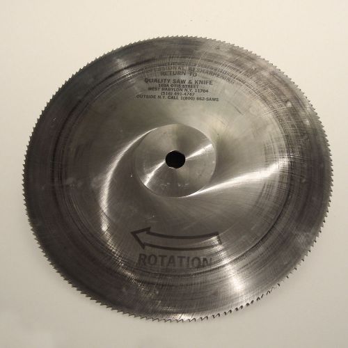 Quality Saw &amp; Knife 10&#034;  Circular Saw Blade, 5/8&#034; Arbor