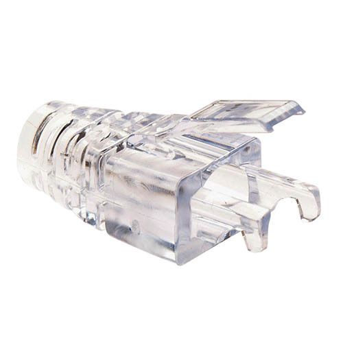 Platinum Tools 202036J EZ-RJ45 Cat6+ Strain Relief (Clear). 100/Jar.