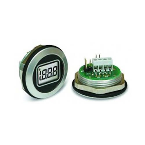 Lascar EM 32-1B 3 1/2-Digit LCD Panel Voltmeter w/200 mV DC, Round