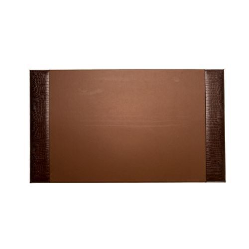 New Bey Berk Bey Berk Brown &#034;Croco&#034; Leather 20&#034;X34&#034; Desk Pad