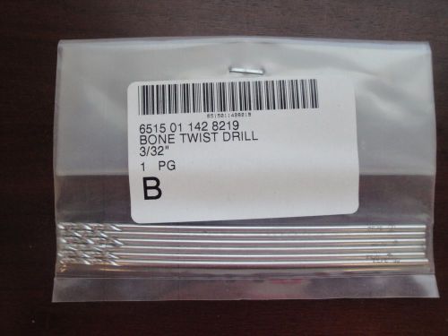 DRILL TWIST BONE 3/32&#034; &#034;LOT OF 6&#034; #6515-01-142-8219