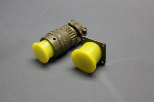 Bendix mil spec mating circ connectors pt06a-12-4p (sr) &amp; pt02a-12-4s for sale