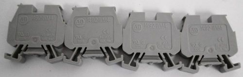 (4) Allen-Bradley 1492-WM4 Terminal Block