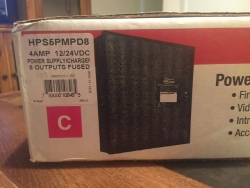 nib honeywell power supply fire cctv intrusion access 8 output hps5pmpd8