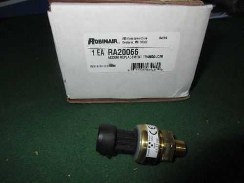 NEW RONINAIR RECOVERY MACHINE ACCUMULATOR TRANSDUCER RA20066 MACHINE MODELS BELO