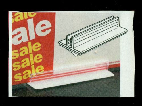 PRICE TAG &amp; SIGN GRIPPER SELF STICK TO WOOD, METAL, GLASS FLAT &amp; VERT BOX OF 10