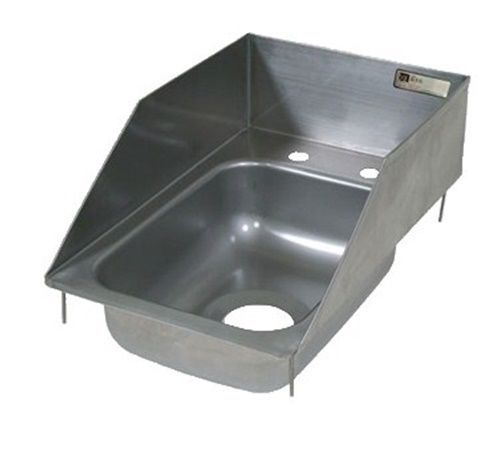 John Boos PB-DISINK101405-SSLR Drop-In Sink - 10&#034; one compartment 10&#034;W x 14&#034;...