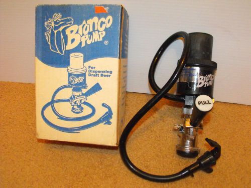 BRONCO PUMP FOR DISPENSING DRAFT BEER  Keg Tap Picnic Pump Party