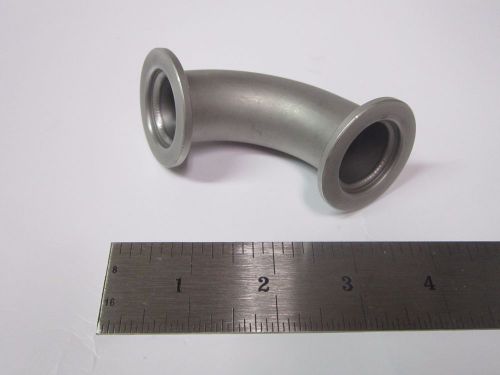 Stainless Steel Vacuum Pipe 90 Degree L El Elbow Fitting KF-25