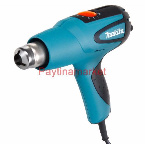 Makita hg 551 v dryer heavy duty 1800w heat hot air gun &amp; accessory (220-240v) for sale