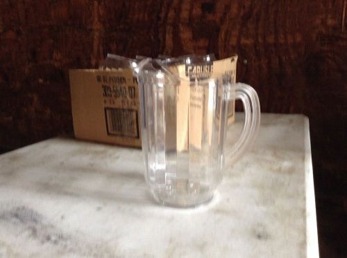 Box of 6 used plastic pitchers