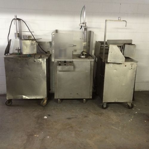 3 spiral ham cutters 1 spiralmatic 5500 2 mulco w10 115 volt single phase for sale