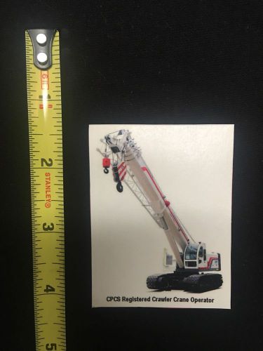 1 Crawler Hard Hat Crane Sticker Union Iron Worker Labor Welder MSA