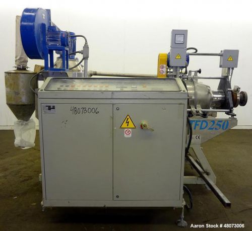 Used- Gamma Meccanica Horizontal Underwater Water Ring Pelletizer, Model TFD 250