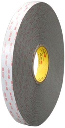 3M (4956F(1&#034;x36yd)) Tape 4956F Gray, 1 in x 36 yd 62.0 mil