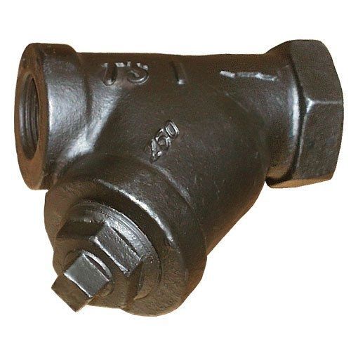 Flexicraft YIT Cast Iron Wye Strainer with Thread End, 1-1/4&#034; ID x 5-3/8&#034; Length