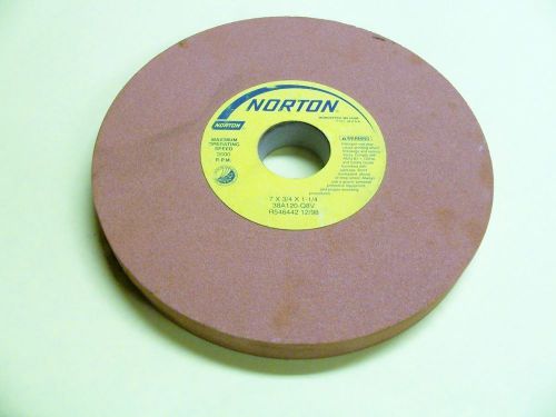 Norton 38A120-Q8V 7&#034; x 3/4&#034; x 1-1/4&#034;  Straight Grinding Wheel ... micro-grinding