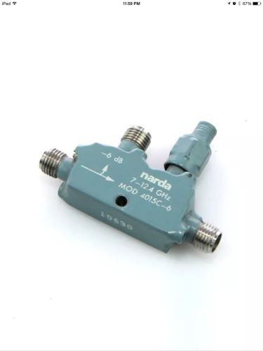 NARDA Directional Coupler 7 - 12.4GHz 6dB 4015C-6