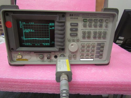 HP/Agilent 8595E Spectrum Analyzer tested calibrated 4.8.15  + 8481a power sens