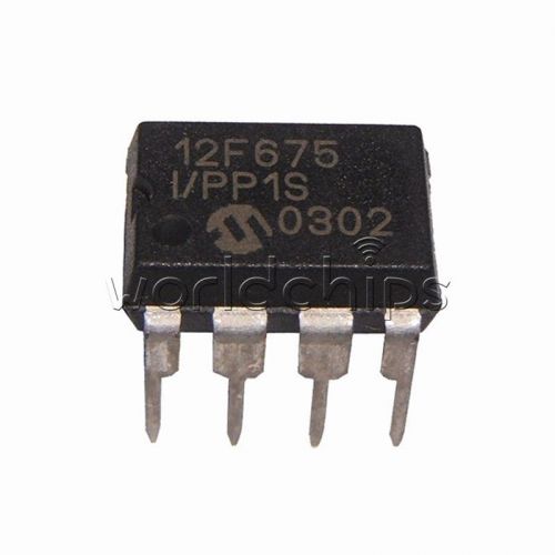 5Pcs MCU IC MICROCHIP DIP-8 PIC12F675-I/P 12F675-I/P 12F675 W